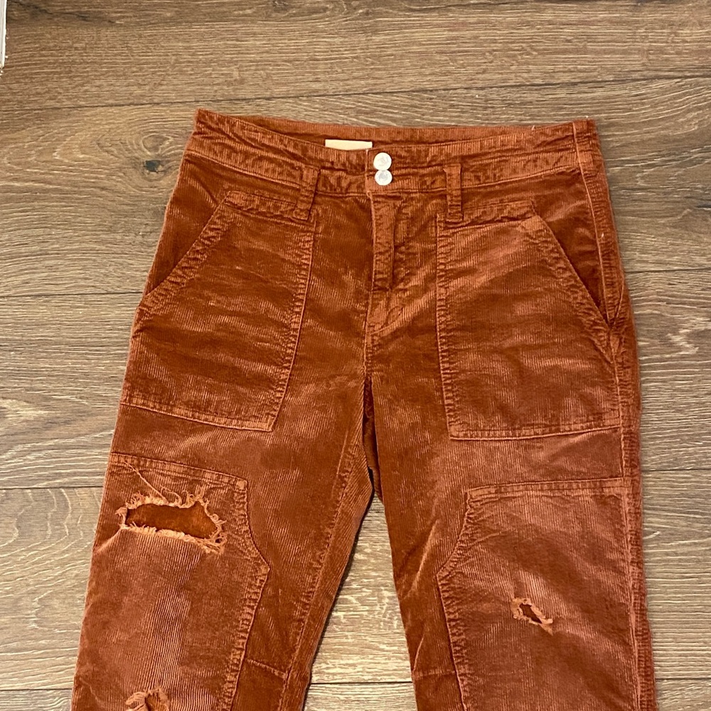 PILCRO Corduroy Straight Leg Ankle Pants 28 - Picture 5 of 15